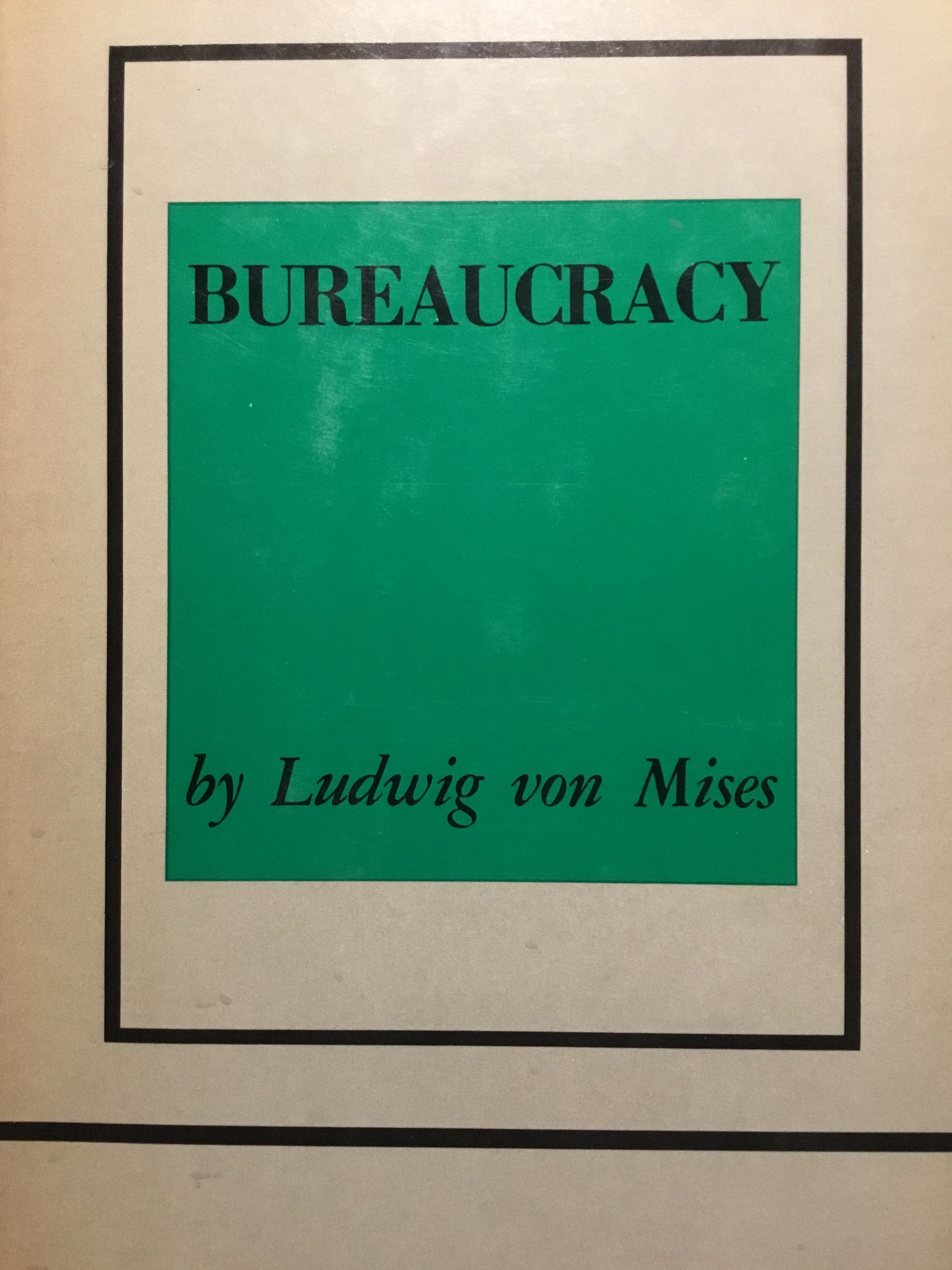Bureaucracy book cover
