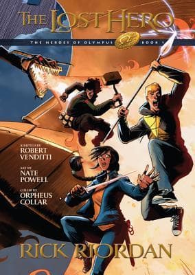 The Lost Hero: The Graphic Novel book cover