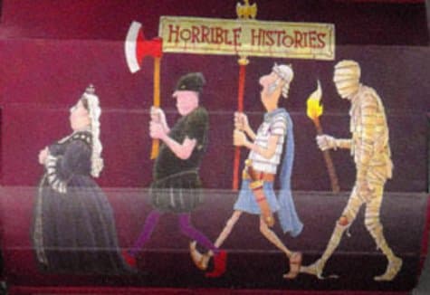Horrible Histories: " Rotten Romans " , " Terrible Tudors " , " Vicious Vikings " Casket 1 book cover