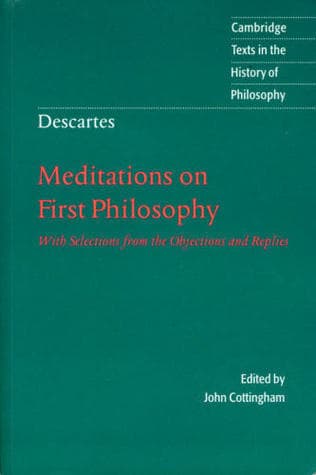 Meditations on First Philosophy, with Selections from the Objections and Replies book cover