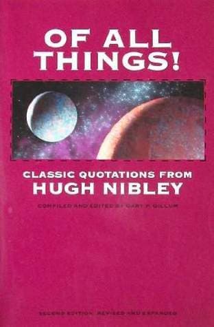 Of all things!: A Nibley quote book book cover