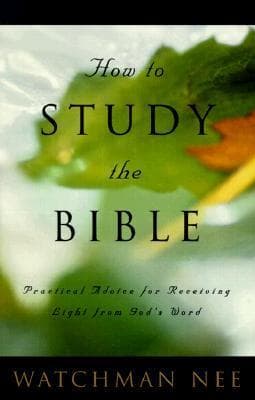 How to Study the Bible book cover