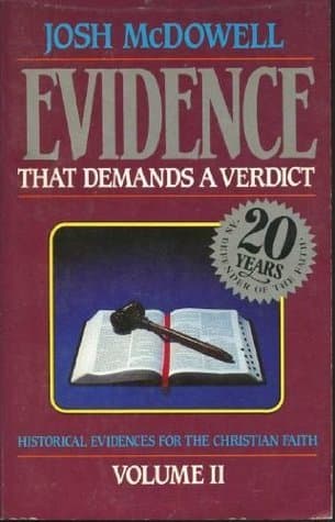 More Evidence That Demands A Verdict: Historical Evidences For The Christian Faith book cover