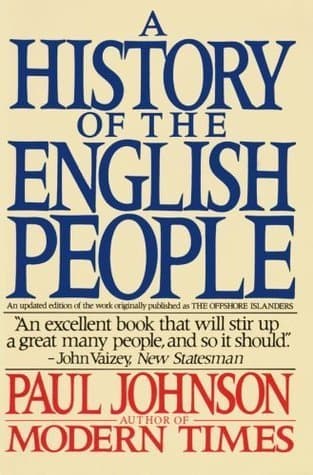 A History of the English People book cover