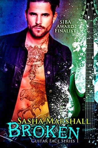 Broken book cover