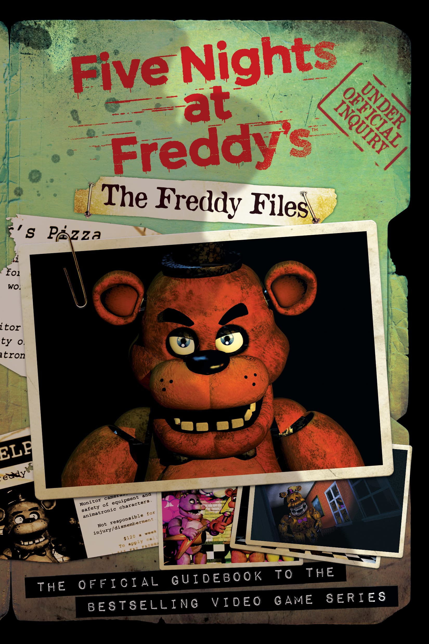 The Freddy Files: The Official Guidebook to the Bestselling Video Game Series book cover