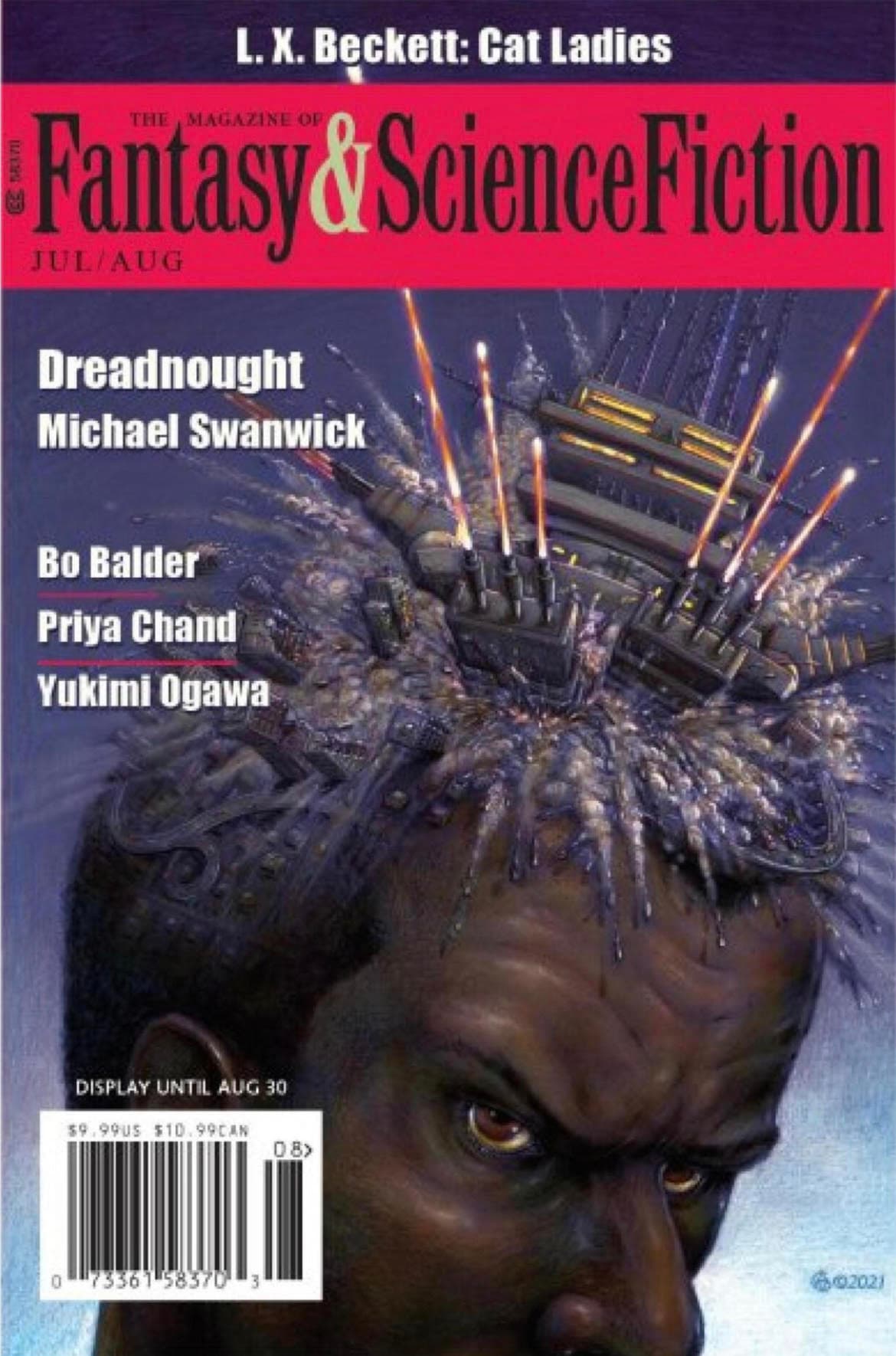 The Magazine of Fantasy & Science Fiction, Vol. 141, Nos. 1 & 2, July/August 2021 book cover