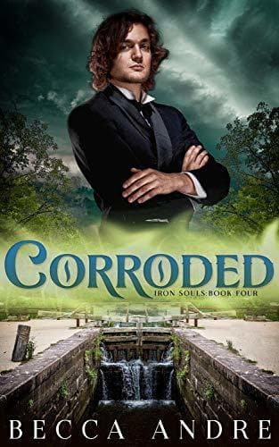 Corroded book cover