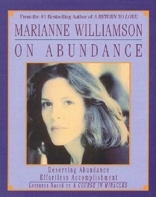 Marianne Williamson on Abundance book cover
