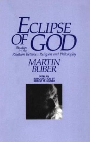 Eclipse of God: Studies in the Relation Between Religion and Philosophy book cover