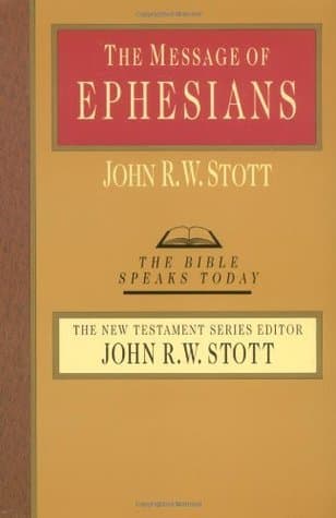 The Message of Ephesians book cover