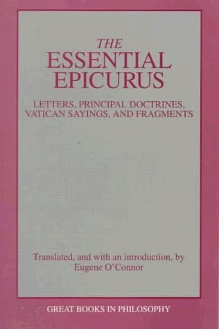 The Essential Epicurus book cover