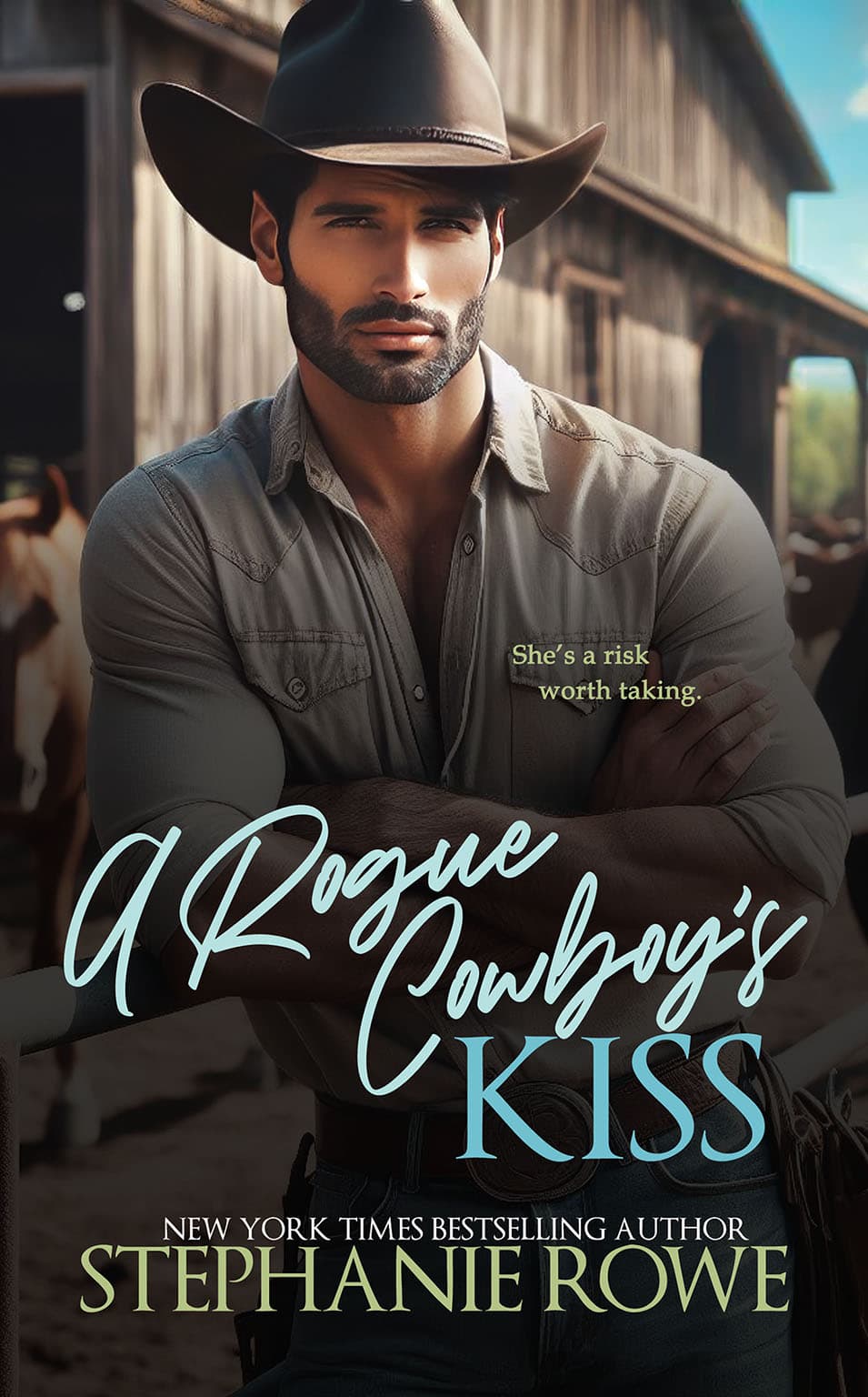 A Rogue Cowboy's Kiss book cover