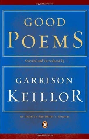 Good Poems book cover