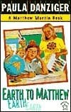 Earth to Matthew book cover
