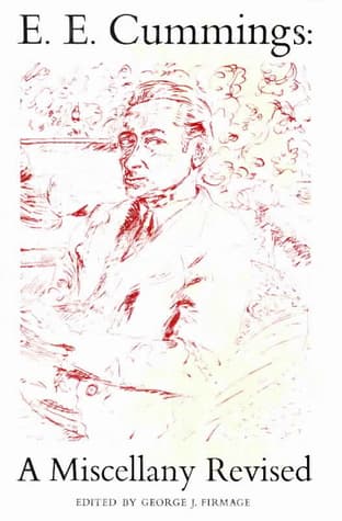 E. E. Cummings: A Miscellany Revised book cover