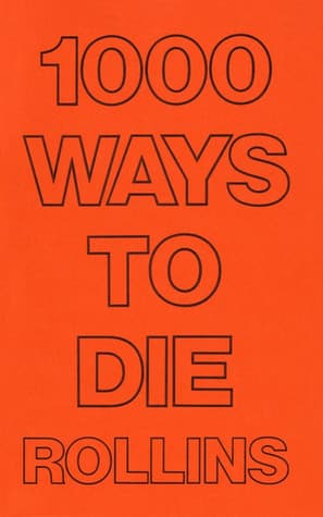 1000 Ways to Die book cover