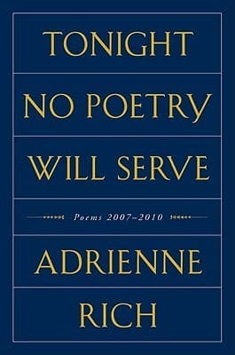 Tonight No Poetry Will Serve book cover