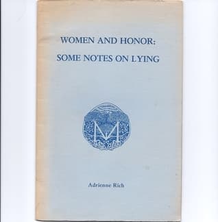 Women and Honor: Some Notes on Lying book cover