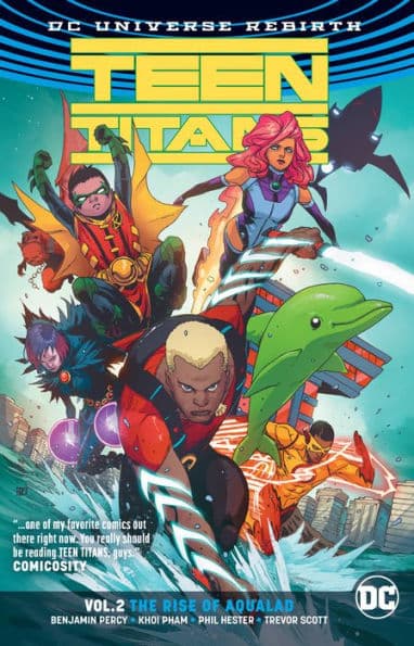 Teen Titans, Volume 2: The Rise of Aqualad book cover