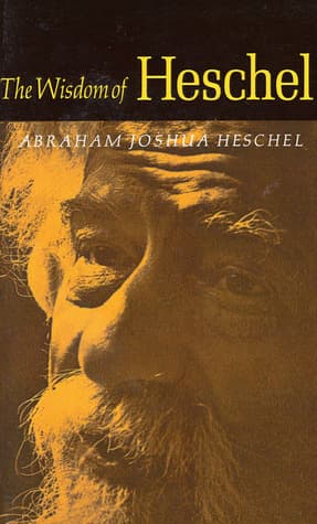 The Wisdom of Heschel book cover