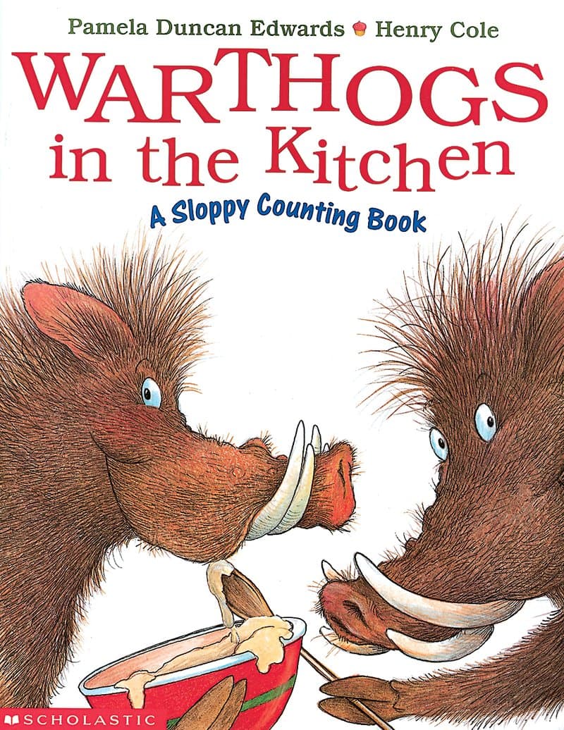 Warthogs in the Kitchen: A Sloppy Counting Book book cover