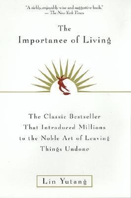 The Importance of Living book cover
