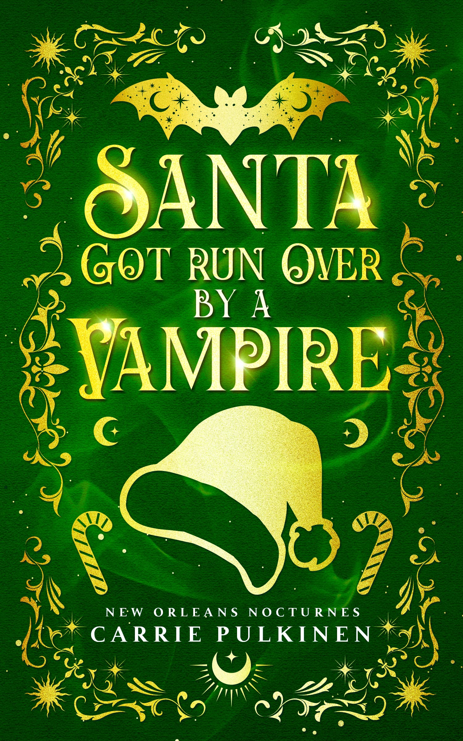 Santa Got Run Over by a Vampire book cover