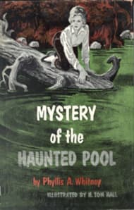 Mystery of the Haunted Pool book cover