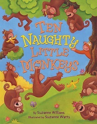 Ten Naughty Little Monkeys book cover
