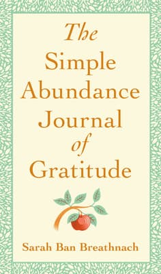 The Simple Abundance Journal of Gratitude book cover