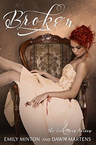 Broken book cover
