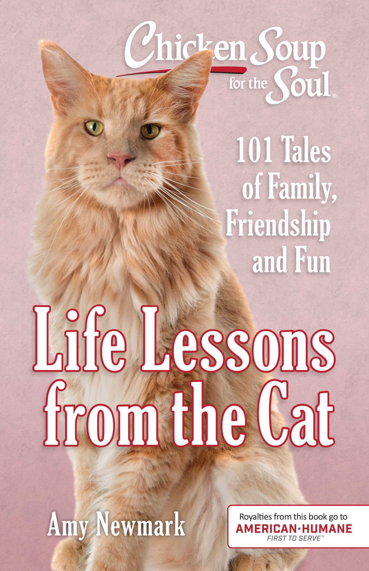 Chicken Soup for the Soul: Life Lessons from the Cat: 101 Tales of Family, Friendship and Fun book cover
