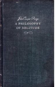 A Philosophy of Solitude book cover