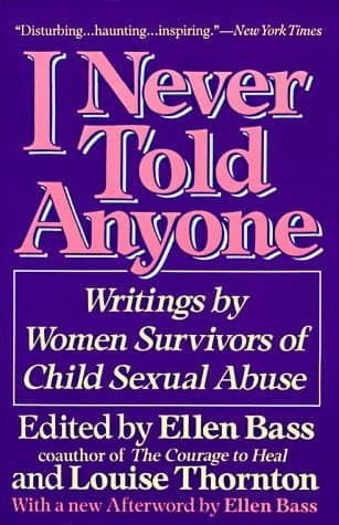 I Never Told Anyone: Writings by Women Survivors of Child Sexual Abuse book cover
