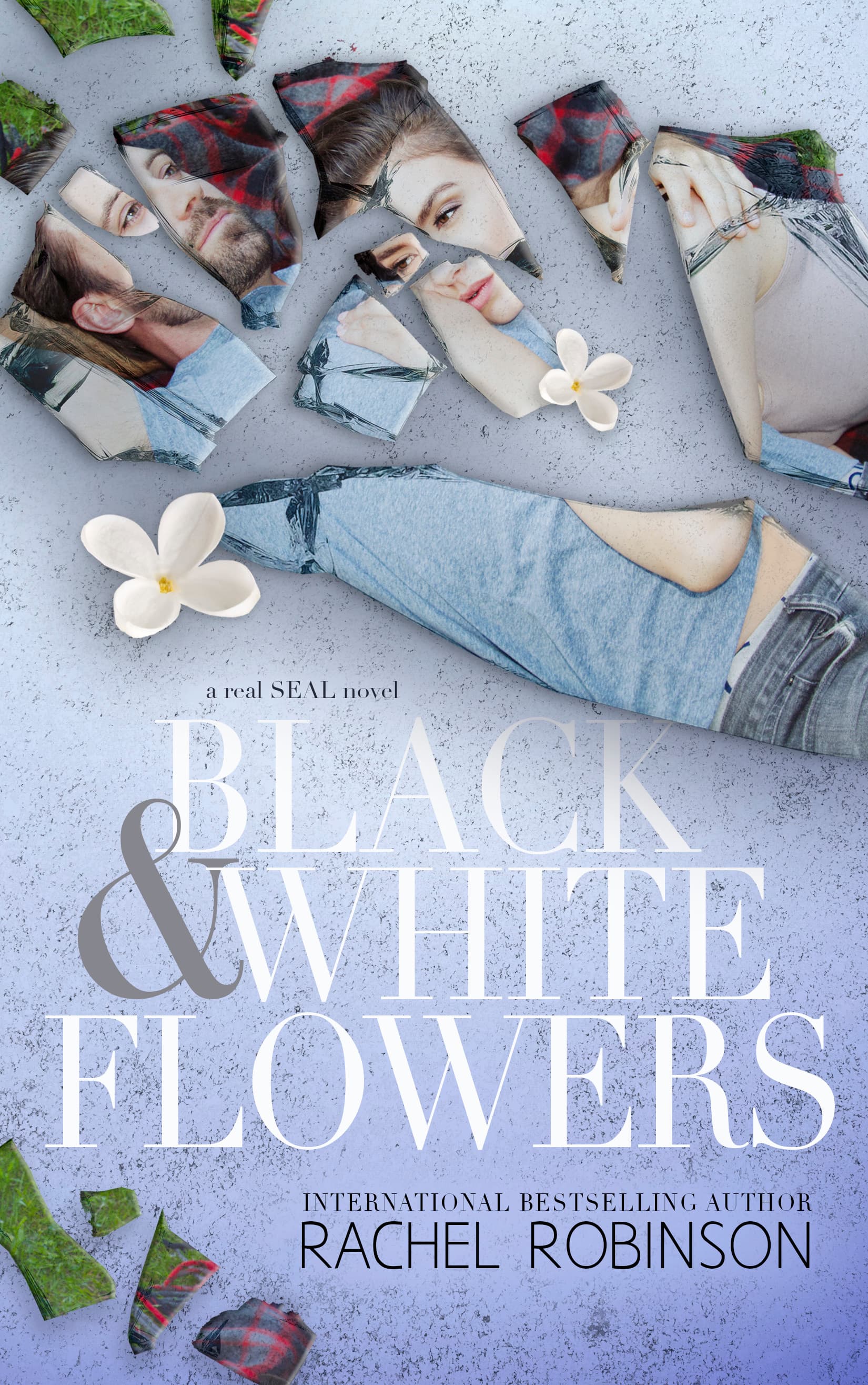 Black and White Flowers book cover