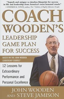 Coach Wooden's Leadership Game Plan for Success: 12 Lessons for Extraordinary Performance and Personal Excellence book cover