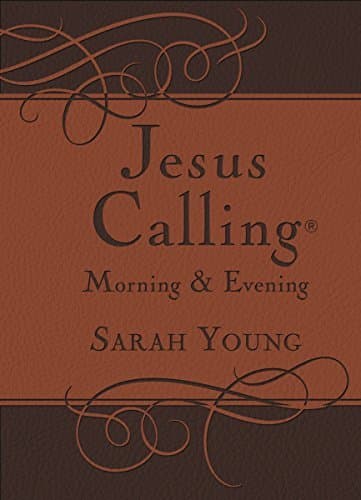 Jesus Calling Morning and Evening, with Scripture References: Yearlong Guide to Inner Peace and Spiritual Growth (A 365-Day Devotional) book cover