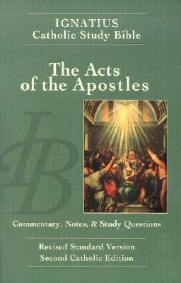 Ignatius Catholic Study Bible: The Acts of the Apostles book cover