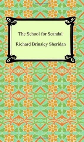 The School for Scandal book cover