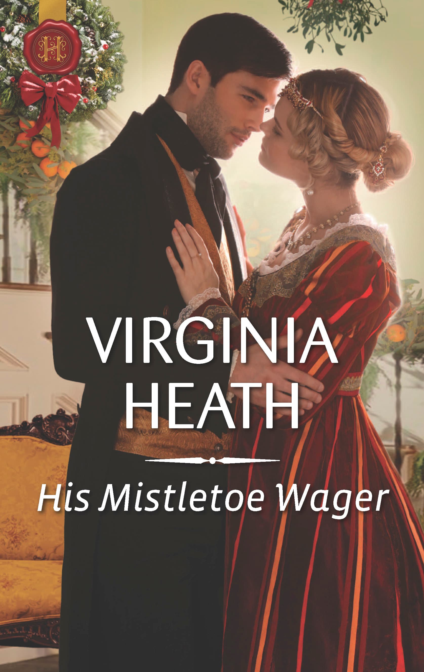 His Mistletoe Wager book cover